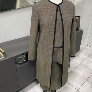 Worth Black and Gold 3 Piece Suit